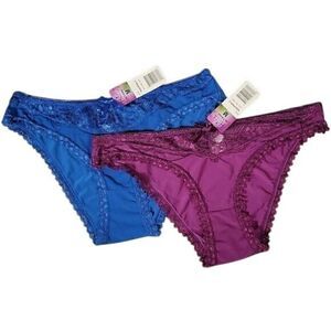 Hers by Herman Lace Trimmed Panties 2Pc Sz M